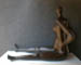 Female, black, seated, piece no. 1