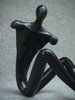 Male, black, sitting, piece no. 1